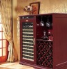 Refrigerant wine cellar cooler with original red Oak wood