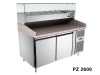 Refrigerated pizza counter