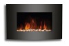 Remote control wall mount insert electric fireplace