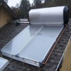 Residential Active Solar Water Heater Two Pcs Flat Panels and One Water Tank