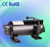 Roof top mounted rotary horizontal electric air conditioner compressor