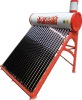 Rooftop Freestanding Active Color Galvanized Steel Non Pressure Solar Water Heater wtih Thermosyphon Vaccum Tubes