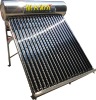 Rooftop Freestanding All Stainless Steel Unpressurized Solar Water Heater With Thermosyphon Vaccum Tubes