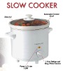 Round Slow Cooker with Glass Lids