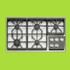 SS Top,Front Control,5 Burners Gas Hob