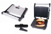 Sandwich Panini grill/contact grill toaster with stainlee steel surface
