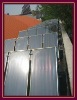 Separated pressurized flat plate solar water heater