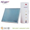 Seperated flat plate solar water heater