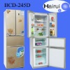 Side by side bottom freezer refrigerator 245L