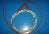 Silicone heating wire with braid ce