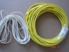 Silicone material heating cable with high quality and high flexibility