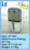 Silver Square Plastic Manual Ice crusher,Chrome plating, 1 L
