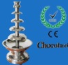 Six layers stainless steel commercial chocolate fountain machine