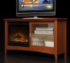 Small space electric fireplace