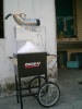 Snow cone machine with cart