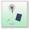 Solar 18" Industrial Rechargeable Fan with remote
