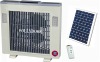 Solar Rechargeable Emergency Light fan with 14 inch blade & Remote control
