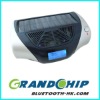 Solar car air purifier with LCD screen & HEPA + Activated carbon filters