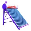 Solar energy water heater with auxiliary electric booster