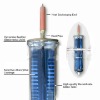 Solar vacuum tube with heat pipe