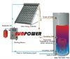 Solar water heater system pressurized