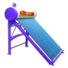 Solar water heater with auxiliary electric power