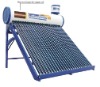 Solar water heater with inner coil
