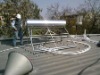 Solar water heater without assistant tank