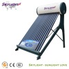 Solar water heating with vacuum tubes, manafacture since 1998