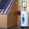 Split Pressure Solar Water Heater with Heat Pipe Collector
