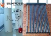 Split Pressurized solar powered water heater