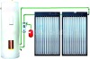 Split pressure solar energy water heater