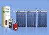 Split pressures solar water heater