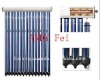 Split pressurized solar water heater collectors for system