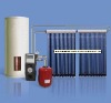 Split pressurized solar water heater system:
