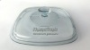 Square glass lid for cookware, pot