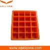 Square silicone ice cube tray