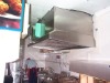 Stainless Steel Commercial Kitchen Hood with Exhaust Filtering ESP Units