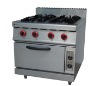 Stainless Steel Gas Range with electric oven (GH-987B)