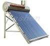 Stainless Steel Pre-heated Non-pressurized Intergraive Vacuum Tube Solar Water Heater with Assistant Tank