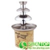 Stainless steel chocolate fountain
