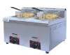 Stainless steel counter top gas fryer (GF-72)