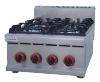 Stainless steel counter top gas stove(4 burners)