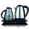 Stainless steel electric kettle set