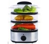 Stainless steel electric kitchen steamer with 3 layers(XJ-92214/IVS)