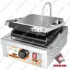 Stainless steel electric panini griddle