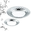 Stainless steel lily plate