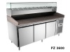 Stainless steel pizza counter