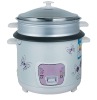 Stainless steel straight body rice cooker