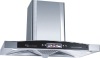 Stainless steel wall mounted T typre color screen range hood